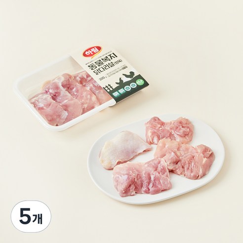 하림 동물복지 깨끗한농장 인증 닭다리살 (냉장), 5개