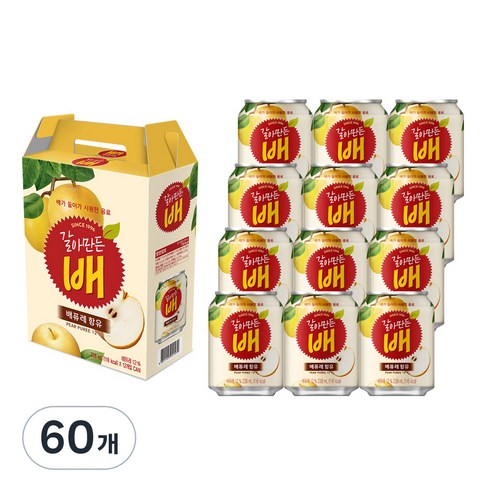 해태htb 갈아만든 배, 238ml, 60개