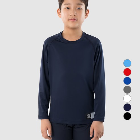 아르메데스 남아용 언더레이어 사계절 라운드 긴소매 티셔츠 AR-16