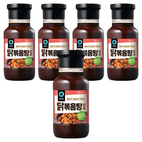 청정원 닭볶음탕 양념, 270g, 5개