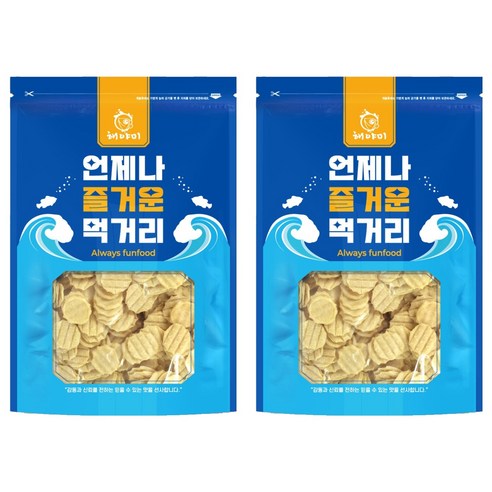 해야미 꼬마 튀김 쥐포, 500g, 2개