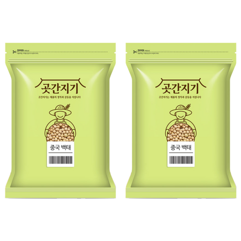 곳간지기 중국산 백태, 4kg, 2개