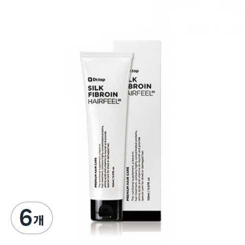 닥터탑 실크 피브로인 헤어필2x, 155ml, 6개