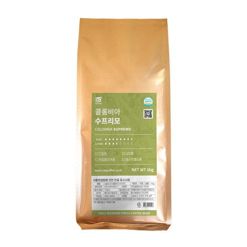 [커피타임나우ㅣ인기상품] 콜롬비아 수프리모: 커피 애호가를 위한 향연 [CoffeeTimeNOWㅣ추천상품]