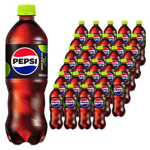 펩시 제로 슈거 라임향, 500ml, 40개