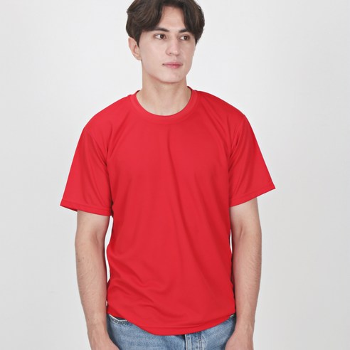 투로이 남성용 티팜 쿨론 라운드 반팔티