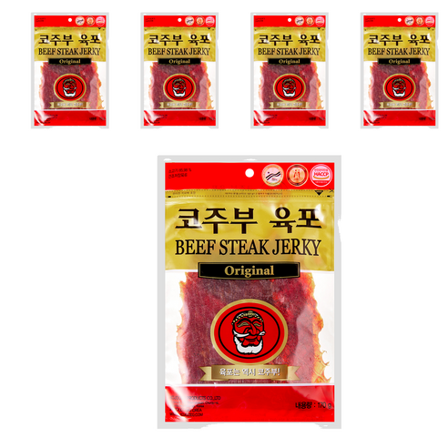 코주부 우육포, 170g, 5개