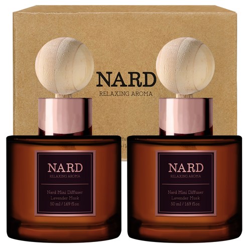 나드 테라피 디퓨저 50ml x 2p, 라벤더머스크, 2개