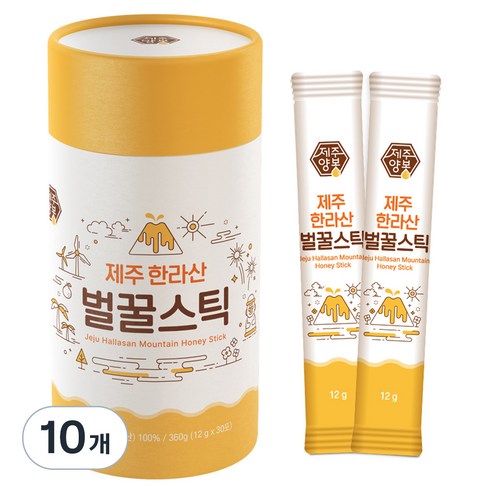 제주 한라산 벌꿀스틱 7호 30p, 360g, 10개
