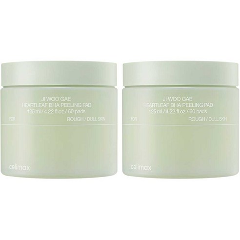 셀리맥스 어성초 BHA 지우개 필링 패드 60p, 125ml, 2개