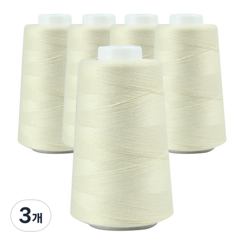 OWL 40수 2합 재봉사 5p, 베이지, 3세트