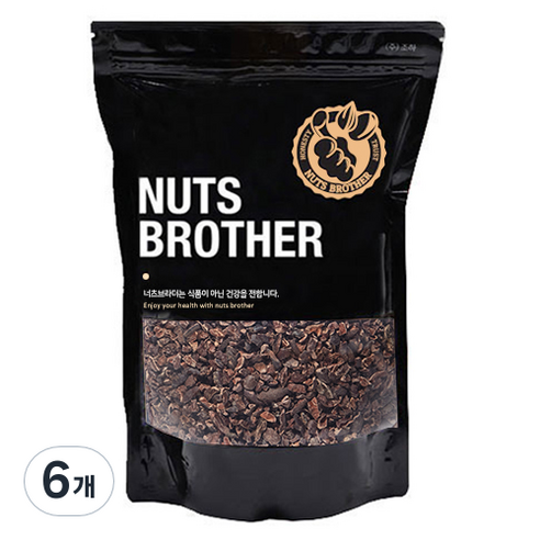 너츠브라더 카카오닙스, 500g, 6개