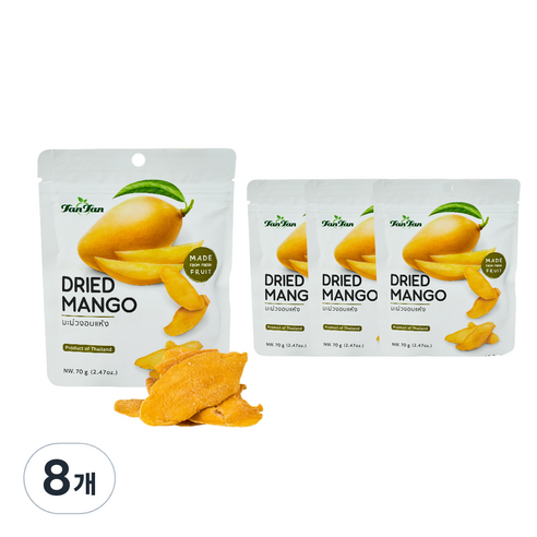 탄탄 건망고, 8개, 70g