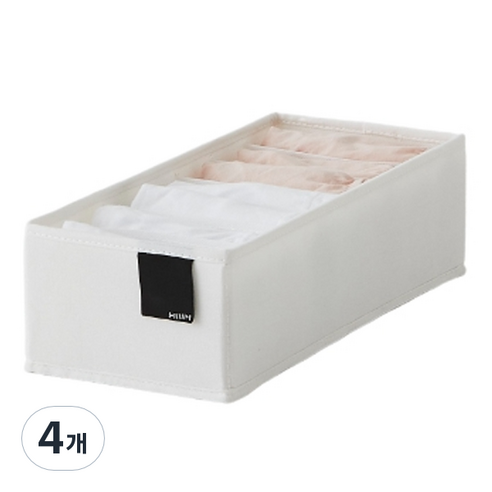 한샘 블랑 드레스룸 서랍정리함 7칸 S, 화이트, 4개
