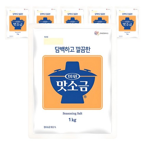 미원 맛소금, 1kg, 6개