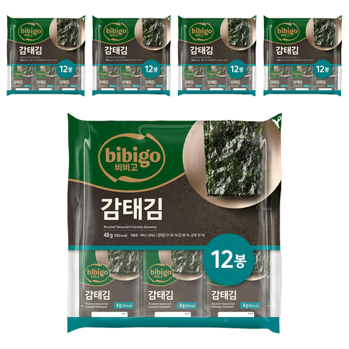 비비고 감태김 12p, 48g, 5개