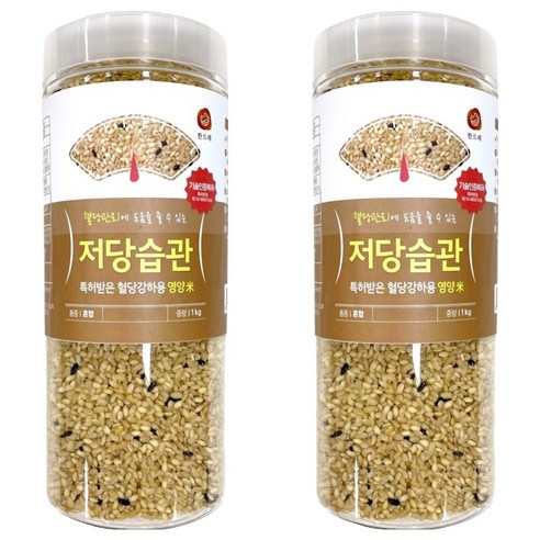 한드레 저당습관 혼합곡, 1kg, 2개