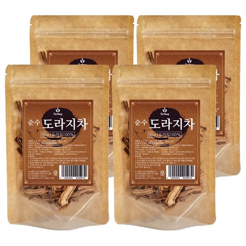 티랑 순수 도라지차, 50g, 1개입, 4개