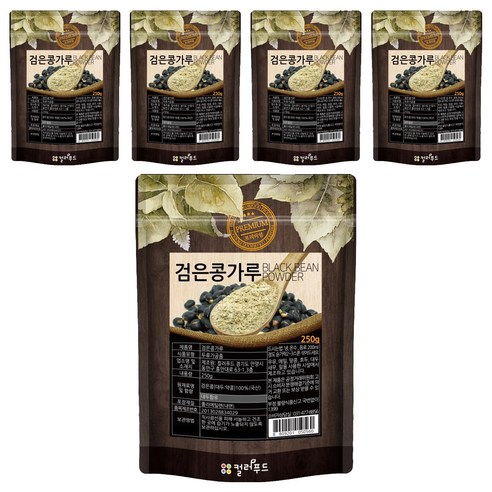 colorfood 국산 검은콩 가루, 250g, 5개