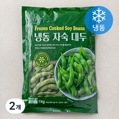 자숙 대두 (냉동), 1kg, 2개