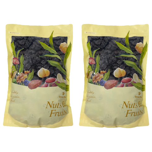 그린너트 피티드 프룬, 1kg, 2개
