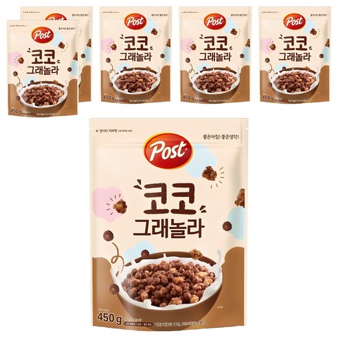 포스트 코코 그래놀라 시리얼, 450g, 6개
