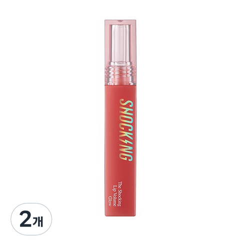토니모리 더 쇼킹 립 볼륨 글로우 틴트 4.0g, 4g, 05 필 베러, 2개