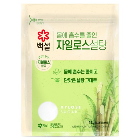 백설 자일로스 설탕, 1kg, 1개