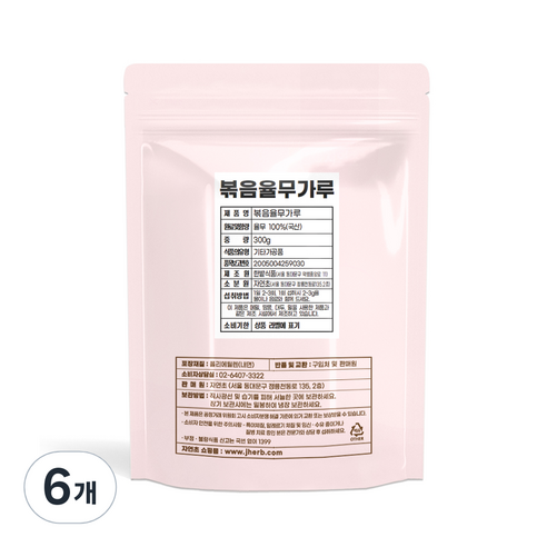 자연초 볶음 율무가루, 300g, 6개