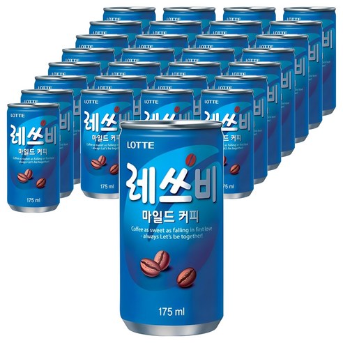 레쓰비 마일드 캔커피, 175ml, 90개
