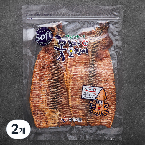 한양식품 꽃보다 오징어 소프트, 230g, 2개