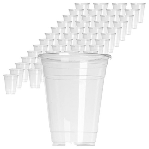 하이퍼 투명 PET 아이스컵 98파이 20온스, 600ml, 1개입, 100개