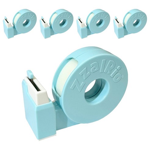 잘잘리오 아동용 안전 휴대용 테이프 디스펜서, 스카이 블루, 5개
