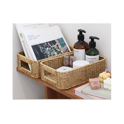 生活用品 收納 整理 用品 籐編 籃子 rattan BASKET  藤簍