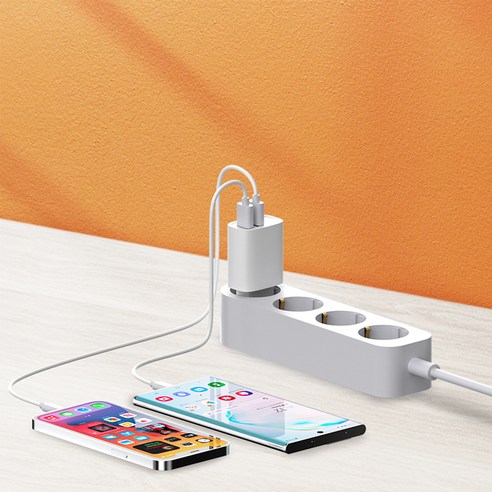 서가 듀얼 2포트 멀티 USB 충전기 어댑터의 다양한 기기 충전과 편리한 사용성