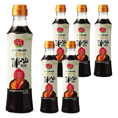 농협 아름찬 까나리액젓, 500g, 6개