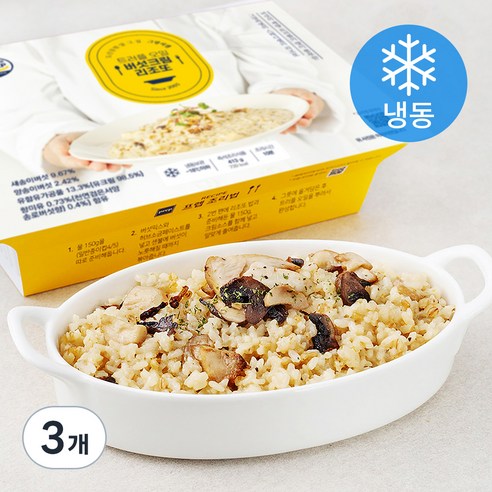 프렙 그랑씨엘 트러플오일 버섯 크림 리조또 (냉동), 413g, 3개