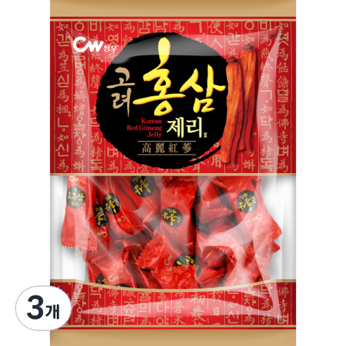 청우식품 고려 홍삼 제리 2, 3개, 350g