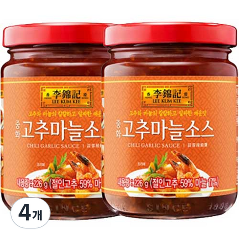 오뚜기 이금기 중화 고추마늘 소스, 226g, 2개