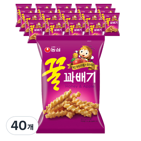 꿀꽈배기, 90g, 40개