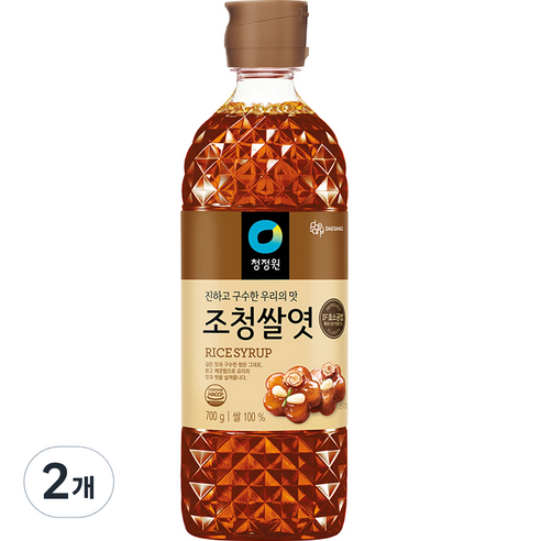 대상 청정원 조청쌀엿, 2개, 700g