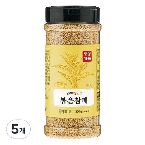 곰곰 볶음참깨, 200g, 5개