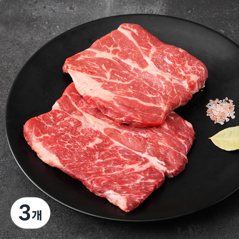 푸드랩플러스 미국산 프라임 척아이롤 구이용 (냉장), 400g, 3개