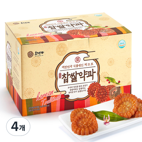 호정가 찹쌀약과, 3kg, 4개