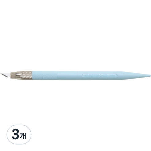 커터몰코리아 NT커터 파스텔 아트 나이프 공예용칼 D-401P, 하늘, 3개
