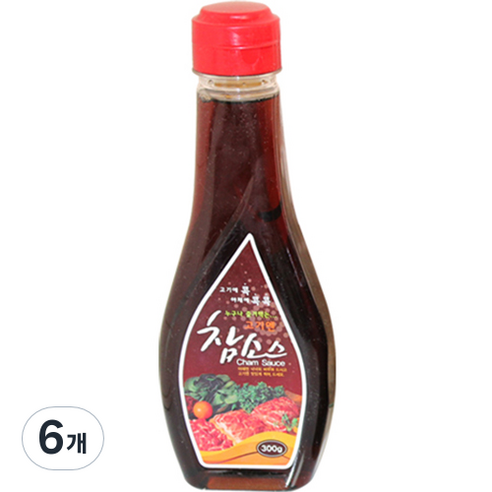 우리식품 고기엔 참소스, 300g, 6개