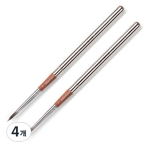 화홍 356R 세필붓, 3호, 4개