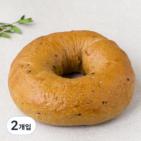 브로드카세 잡곡 발효종 베이글, 120g, 2개입
