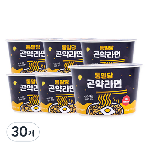 통밀당 곤약 라면 110g, 30개