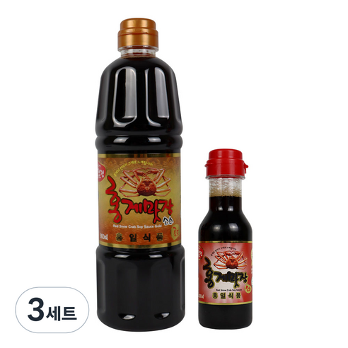 홍일점 홍게맛장소스 골드 900ml + 200ml 세트, 3세트